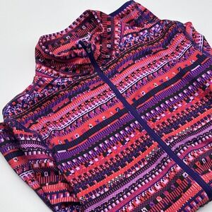 Nike Pro Dri Fit Long Sleeve 1/2 Zip Pullover Womens Small‎ Pullover Geometric